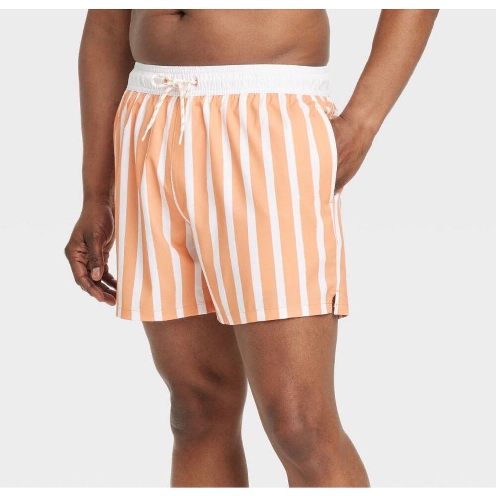 Men’s striped swim trunks  XL